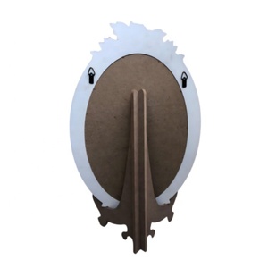 Cadre photo créatif sculpté et blanchi à la chaux, style vénitien shabby chic vintage, tableau mural blanc vieilli pour mariage - Product Image 5