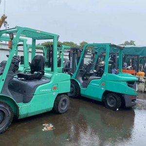 High Quality <b>Used</b> Mitsubishi 3 Ton Diesel Forklift with Two Stage Mast 3254mm Fork Length Mitsubish Model Japan Original Sale - Product Image 1