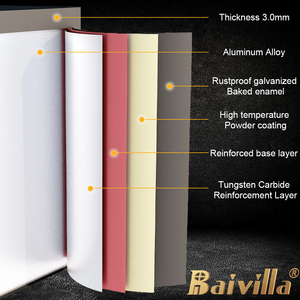 منزل حديقة صيفي بتصميم حديث من المصنع مباشرة من الألومنيوم والزجاج المقسى بجودة جيدة - Product Image 5