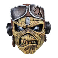 Masque de zombie maléfique résident d'halloween, masque chromé sans visage de maman d'horreur, costume d'adulte de cobra commander d'horreur de visage effrayant