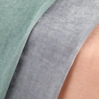 Tissu en velours de soie 170G, tissé, brillant, mélange de nylon et de viscose, velours non extensible pour abaya, mode modeste, robe de soirée