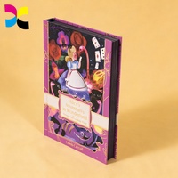Livres reliés personnalisés imprimés avec couverture en carton et papier d'art, bords peints de forme spéciale, haute qualité
