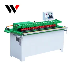 WFSEN Cheaper MDF PVC woodworking cutting small edge banding machine for wood