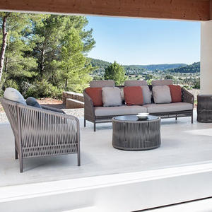 होटल बिक्री कार्यालय के लिए आधुनिक एकल रतन सोफा बुना हुआ वाटरप्रूफ अवकाश के लिए होटल बिक्री कार्यालय होमस्टे सनप्रूफ अवकाश - Product Image 2