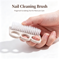 Nouveaux outils pour ongles, brosse à poussière en plastique durable, nettoyage des ongles, traitement des ongles par luminothérapie, ponçage, poils en plastique