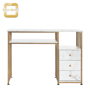 Structure robuste Rangement suffisant Conception concise Table de manucure Meubles de <span class=keywords><strong>salon</strong></span> de manucure largement utilisés pour le <span class=keywords><strong>salon</strong></span> <span class=keywords><strong>Ongles</strong></span> fournis - Product Image 4