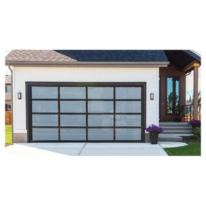 Panneaux de fenêtre en verre à rayures verticales et dégradées pour l'installation murale en briques résidentielles modernes, porte de <span class=keywords><strong>garage</strong></span> - Product Image 4