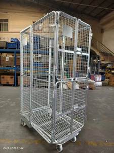 Carrello per trasporto industriale ripiegato a mano Roll-bar per carrelli pesanti - Product Image 3