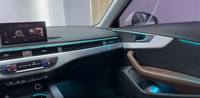 Éclairage d'ambiance pour Audi A4 A5 S5 B9, 64 couleurs dynamiques/RGB, éclairage LED intérieur de voiture, accessoires de mise à niveau