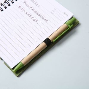 Wholesale Custom Logo <b>Mini</b> <b>Notebook</b> with Spiral Binding Kraft Paper Cover and Memo Sticky Notepad Includes Pen - Product Image 5