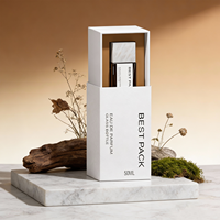 Botol Parfum Kaca Pipih 30ml 50ml 100ml Botol Semprot Bening Kemasan Pompa Semprot Atomizer Parfum Perjalanan