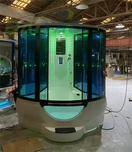 2024 Bathroom Steam Shower With Jacuzzier Design Vapor Sauna Bathtub Steam Engine Spa Enclosure Cabin