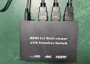 HDMI 2x1 Multiviewer 2 порта с бесшовным коммутатором Премиум HDMI коммутатор для улучшенного подключения и управления