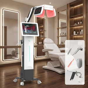 Analyseur de cuir chevelu multimédia, machine de repousse des cheveux 650 nm, 326 diodes, système multifonction, machine d'analyse de la peau - Product Image 1