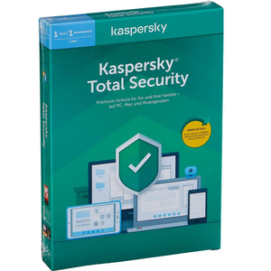 Licencia Original <span class=keywords><strong>de</strong></span> Software Antivirus Kaspersky Total Security por 1 Año para 1 Usuario - Product Image 1