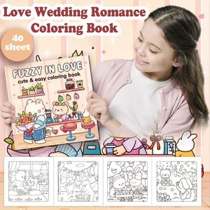 Designs simples et mignons, audacieux et faciles pour le stress et la relaxation, livre de coloriage douillet et moelleux Hygge pour adultes et enfants - Product Image 1