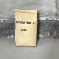 Cire de soja pure à 100 %, matière première pour la fabrication de bougies, naturelle, écologique, vente en gros, fournisseur d'usine, 25 kg