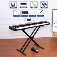 Piano Digital Portable Keyboard 88-Key Beginner Digital Piano 88 Keys Full Size Keyboard Teclado Musical