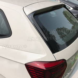 2Pcs Gloss Black Car Rear Window Side Spoiler Wing <b>Splitter</b> for Volkswagen Polo MK6 2019+ Car Accessories - Product Image 6