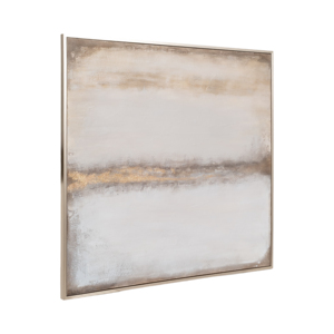Quadro su tela testurizzato con cornice quadrata per decorazioni da parete, soggiorno, sala da pranzo, shadow box - Product Image 2