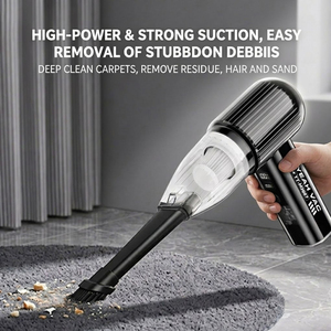 <span class=keywords><strong>Aspirateur</strong></span> <span class=keywords><strong>sans</strong></span> <span class=keywords><strong>fil</strong></span> rechargeable pour <span class=keywords><strong>voiture</strong></span> avec boîtier en plastique et capacité de 1200*2 pour le nettoyage - Product Image 4