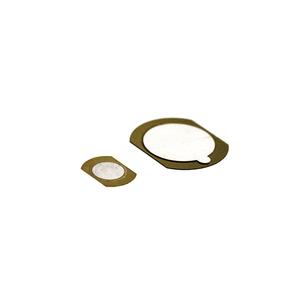 <span class=keywords><strong>Disque</strong></span> piézoélectrique irrégulier cranté SWT 27 mm 3,8 KHz sur substrat en laiton pour la production d'équipements d'alarme domestique et de sécurité - Product Image 1