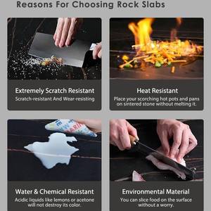 Lavabo a mano in marmo sospeso in pietra artificiale sanitari nero a due strati in ardesia rock cabinet lavabo <span class=keywords><strong>bagno</strong></span> vanity sink - Product Image 5