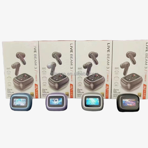 2024 Hot Sale Upgraded Live Beam3 ANC+ENC Dual Noise Cancellation Color Screen Touch <strong>bluetooth</strong> 5.4 <strong>Headset</strong> <strong>Customized</strong> - Product Image 4