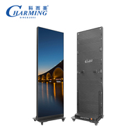 Stock entrepôt US – Mur vidéo intérieur pliable P1.86 avec contrôle Wi-Fi, affichage LED portable pliable avec flight case