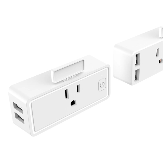 Etl Fcc Matter Tuya Wifi Smart Switch Plugin Us Outlet Smart Socket Remote Control Wireless Wall Mounted Matter Smart Plug