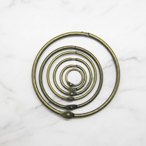 YIWANG Wholesale Antique Bronze <b>Binder</b> Rings Metal Loose Leaf <b>Book</b> Rings for Index Cards - Product Image 1
