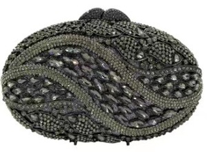 Bolso de Mano con Forma de <span class=keywords><strong>Pavo</strong></span> <span class=keywords><strong>Real</strong></span>, con Logotipo de Novia, para Fiesta, con Brillantina, para Mujer, con Cristales y Pedrería - Product Image 6