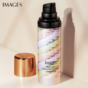 Venta al por mayor refrescante hidratante natural rejuvenecedor maquillaje claro tricolor Arco Iris crema de aislamiento - Product Image 4