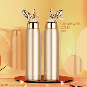 Botellas de Agua con Forma de Gato, Taza de Viaje de Acero Inoxidable, Termo Aislado para <span class=keywords><strong>Café</strong></span> - Product Image 5