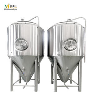 Tanque de Fermentación de Cerveza MICET 3000L, Fermentador Isóbarico Comercial para Microcervecería, Tanque de Fermentación SS304 Unitank CCT para Elaboración de Cerveza - Product Image 1