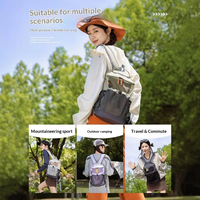 Sac à dos de randonnée imperméable de grande capacité pour l'extérieur, sac de voyage léger en nylon, sac à dos décontracté pour hommes et femmes