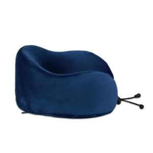 Oreiller de voyage en forme de U en mousse à mémoire de forme tricotée pour le cou, idéal pour l'avion, la voiture et le bureau - Product Image 3