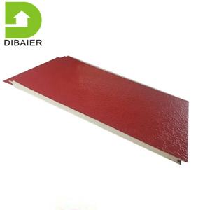 Paneles Sándwich de Espuma PU XPS para Construcción de Villas, Resistentes al Fuego y al Agua, con Exterior Imitación <span class=keywords><strong>Madera</strong></span> Galvanizada, Ecológicos - Product Image 1