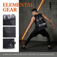 Sac à dos de sport unisexe LH imperméable avec cordon de serrage en polyester - Durable, grande capacité, multifonctionnel pour le sport et la salle de sport