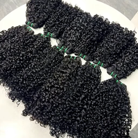 Offre de lots de mèches de cheveux humains bouclés Pixie de 10 à 24 pouces, 100% vierges, bruts, double tirage, qualité supérieure 15A, vente en gros