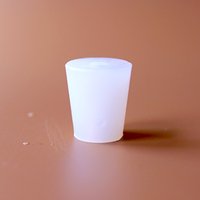 Bouchon en silicone de qualité alimentaire pour vanne de sas, bouchon en caoutchouc de silicone conique