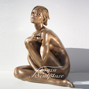 Sculpture d'<span class=keywords><strong>art</strong></span> sur mesure en métal artisanat Sexy belle Bronze femmes nues - Product Image 2