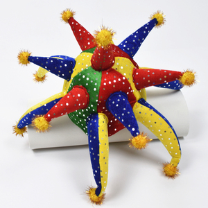 <span class=keywords><strong>Chapeau</strong></span> <span class=keywords><strong>de</strong></span> <span class=keywords><strong>bouffon</strong></span> coloré à cornes, drôle, pour carnaval, fête <span class=keywords><strong>de</strong></span> carnaval pour adultes - Product Image 4