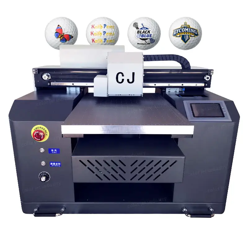 Jucolor उच्च संकल्प राल मुद्रण A3 यूवी प्रिंटर Flatbed 3050 यूवी प्रिंटर के लिए क्यू गेंद