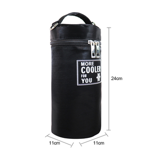 Sac isotherme pour bouteille d'eau fabriqué au Vietnam, porte-bouteille d'eau, Tyvek alimentaire avec bandoulière SLK20-005W motifs d'animaux Senda - Product Image 2