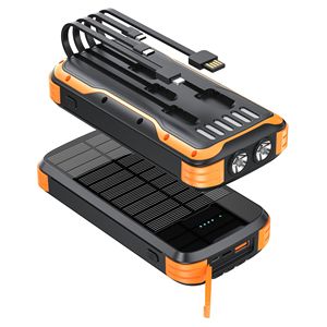 แบตเตอรี่สำรองพลังงานแสงอาทิตย์ Xionel Energy ความจุ 20000mAh 40000mAh พร้อมสายชาร์จเร็วในตัว สำหรับใช้งานกลางแจ้ง - Product Image 1