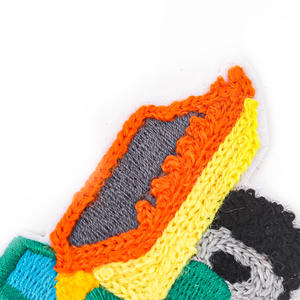 Parche bordado de camión de coche de ingeniería <span class=keywords><strong>y</strong></span> <span class=keywords><strong>carreras</strong></span> para niños nuevos con cuentas para decoración parches bordados de hierro para coche - Product Image 5