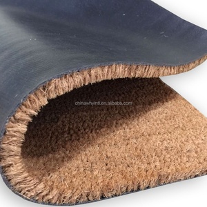 PVC Vinyl <b>Rubber</b> <b>Backed</b> Outdoor Welcome Coco Coir Coconut Fiber Door <b>Mats</b> - Product Image 2