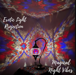 Lampe de table en mosaïque turque, fabrication artisanale en verre, vente en gros pour les distributeurs - Product Image 3