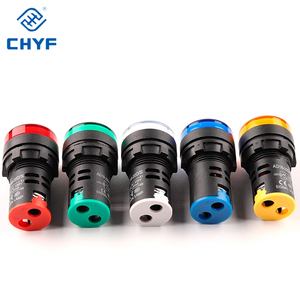 22mm AD16-22 Bảng điều khiển gắn kết dẫn chỉ số sức mạnh thí điểm tín hiệu ánh sáng đèn 12V 24V 110V 220V 380V thí điểm đèn 220V - Product Image 3